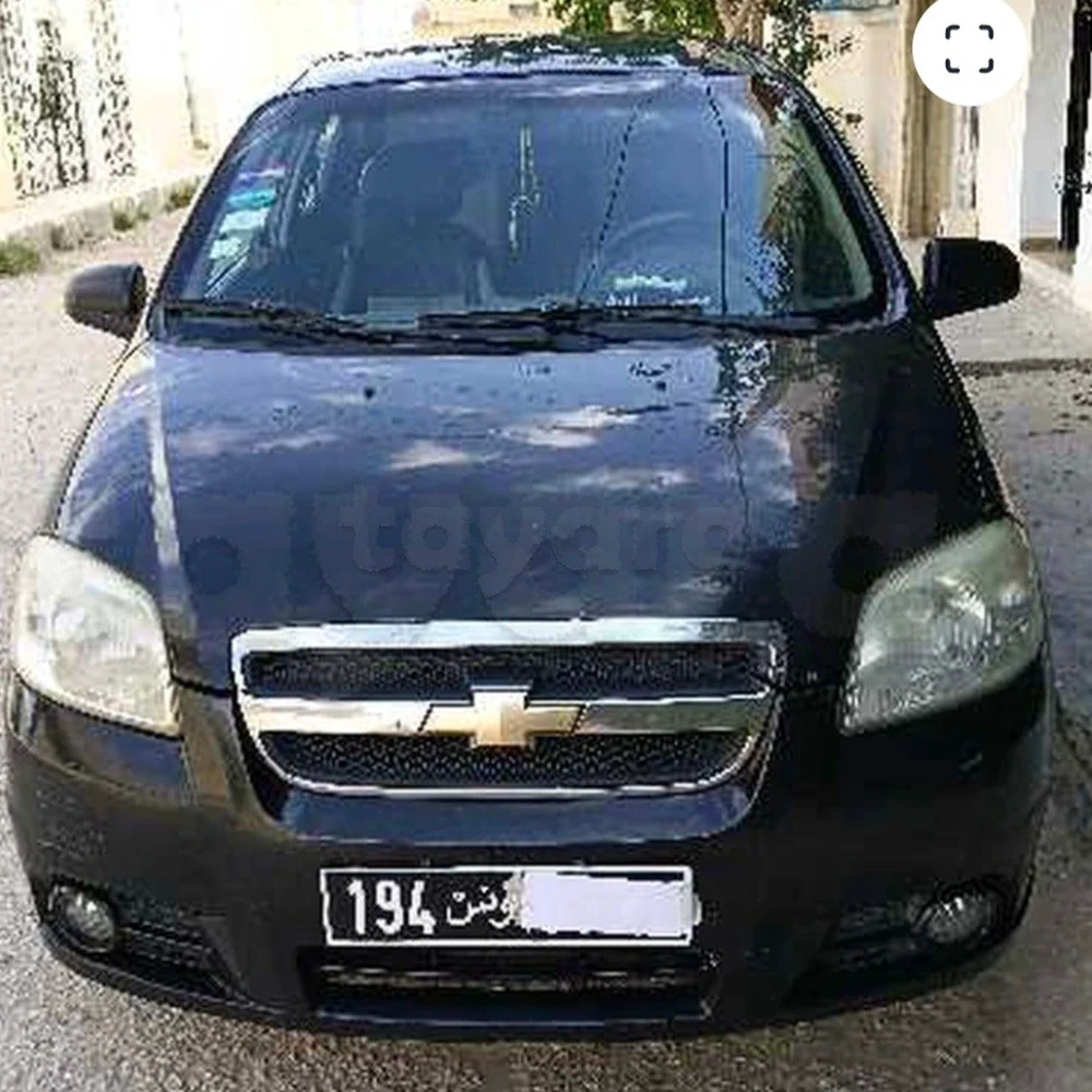 Carte voiture Chevrolet Aveo
