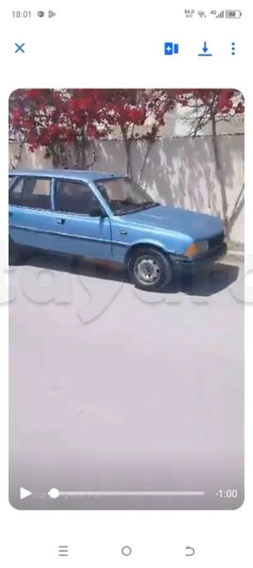 Carte voiture Peugeot 305