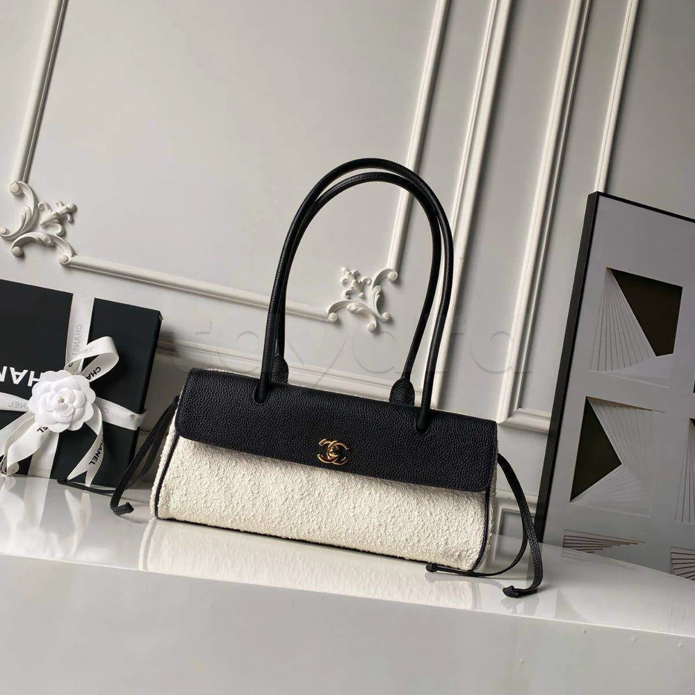 Sac à main bi-matière Chanel