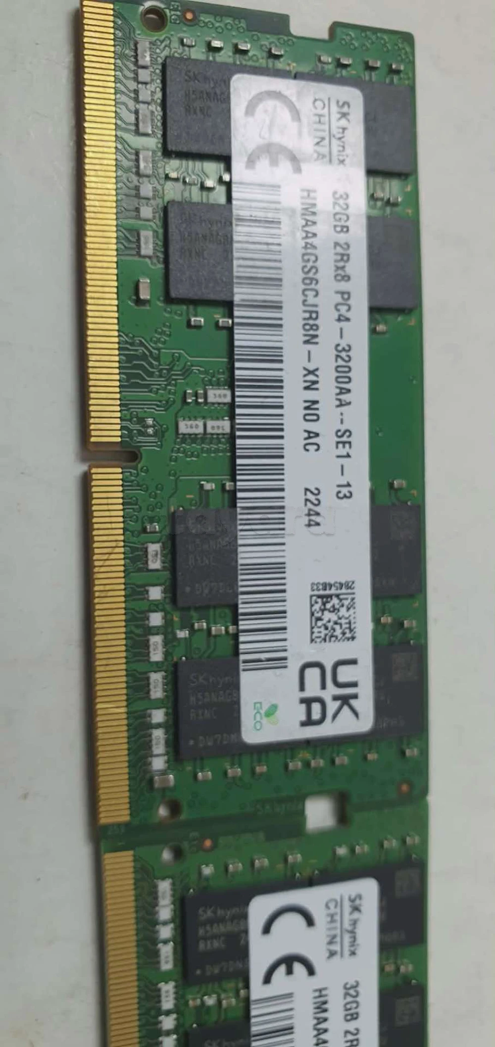 32G DDR4-3200MHZ SKHYNIX