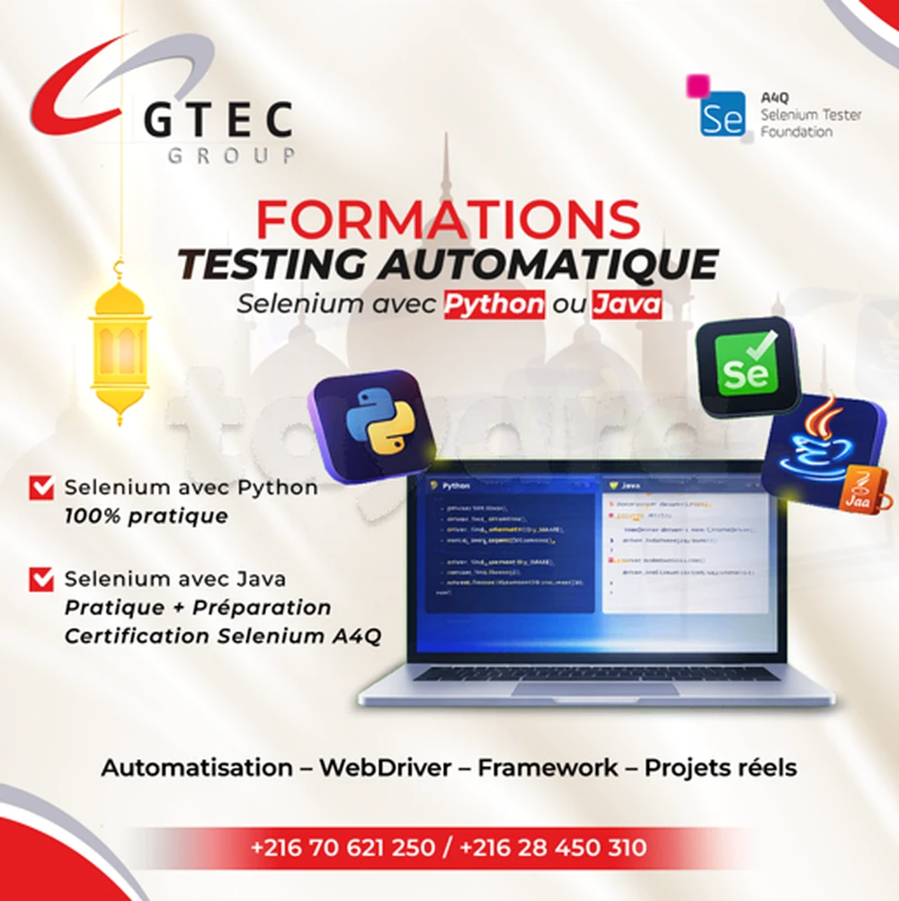Formation en Test Automatique avec Selenium WebDriver