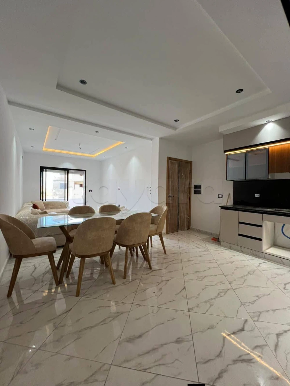 appartement meublé avec prix tres interssent a jinen mansoura