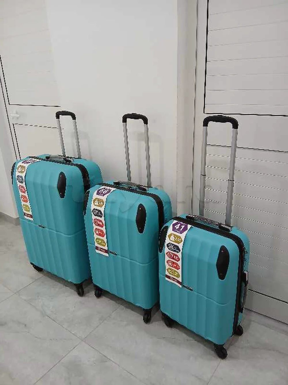 set de 3 Valises importé avec des roues démontable