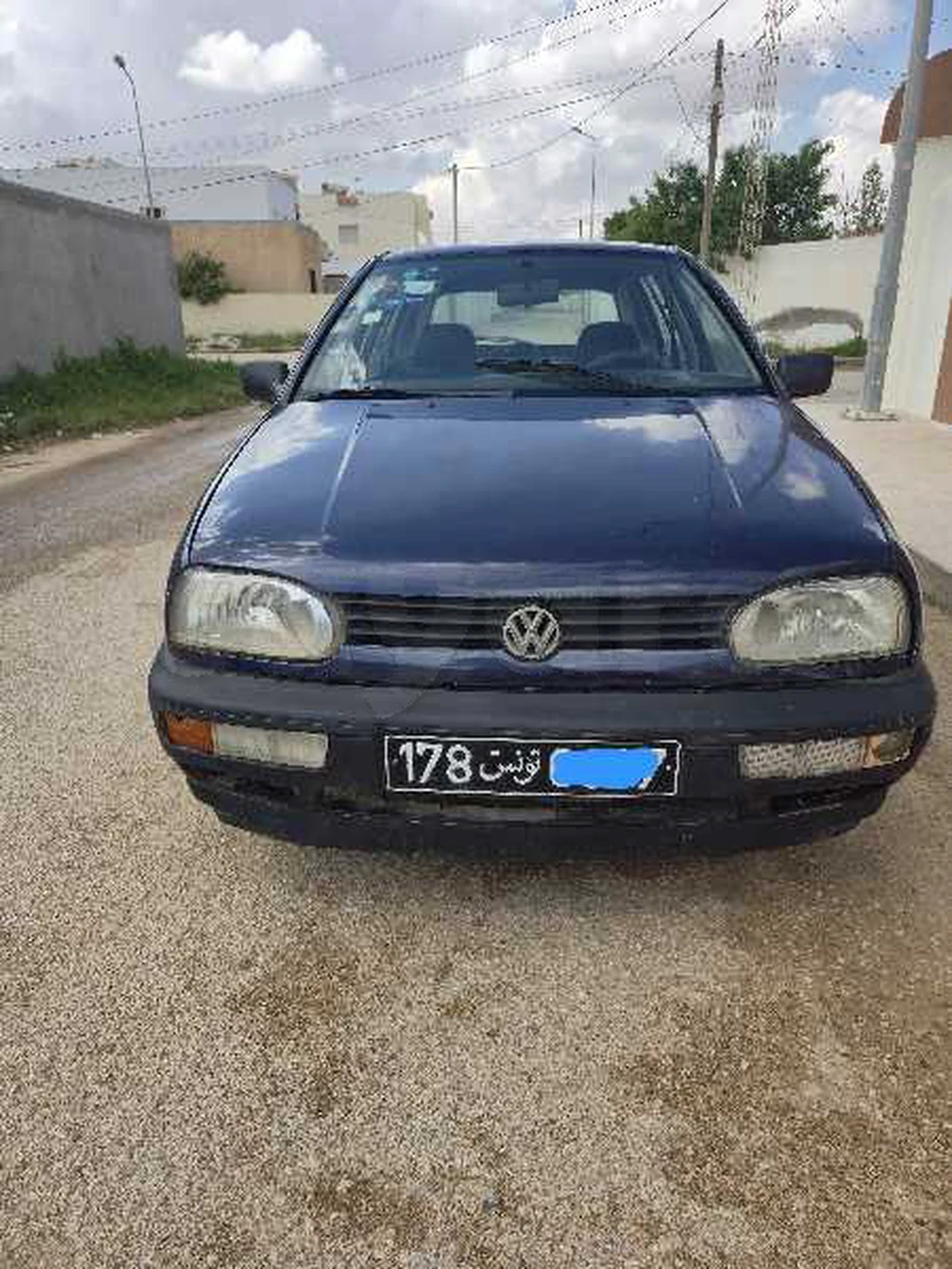 Carte voiture Volkswagen Golf 3