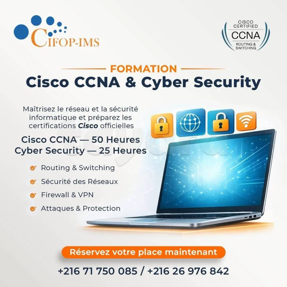 🎓 𝐅𝐨𝐫𝐦𝐚𝐭𝐢𝐨𝐧𝐬 𝐂𝐞𝐫𝐭𝐢𝐟𝐢𝐚𝐧𝐭𝐞𝐬 𝐞𝐧 𝐑𝐞́𝐬𝐞𝐚𝐮𝐱 & 𝐂𝐲𝐛𝐞𝐫𝐬𝐞́𝐜𝐮𝐫𝐢𝐭𝐞́
