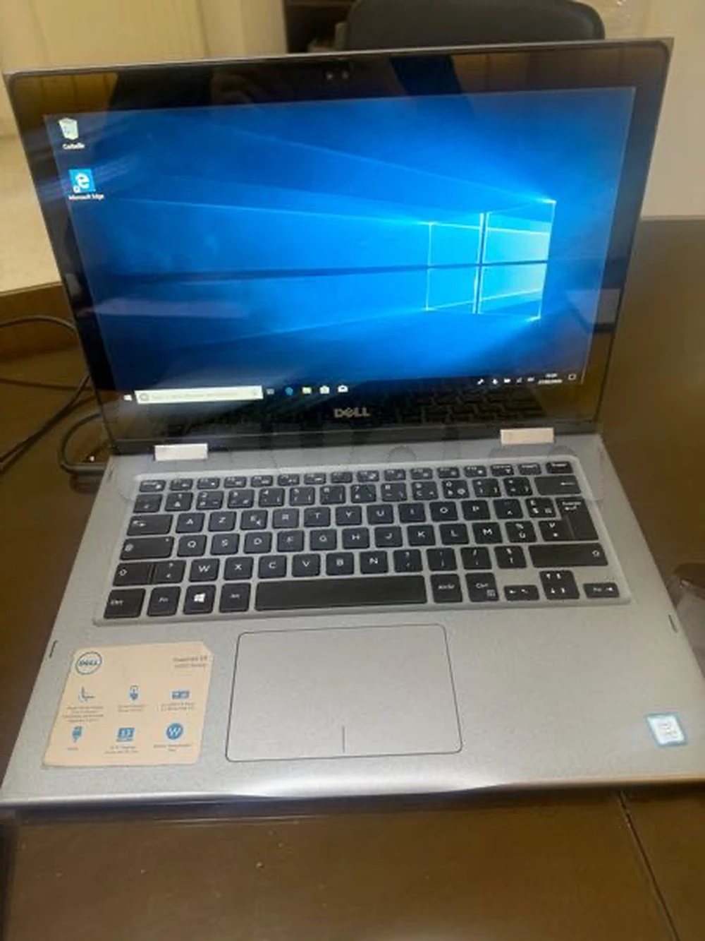 PC Portable Dell 13,3” Tactile – i7 7 eme generation – 512 SSD – Ultra Slim – Mode Tablette - très bon etat - sans batterie