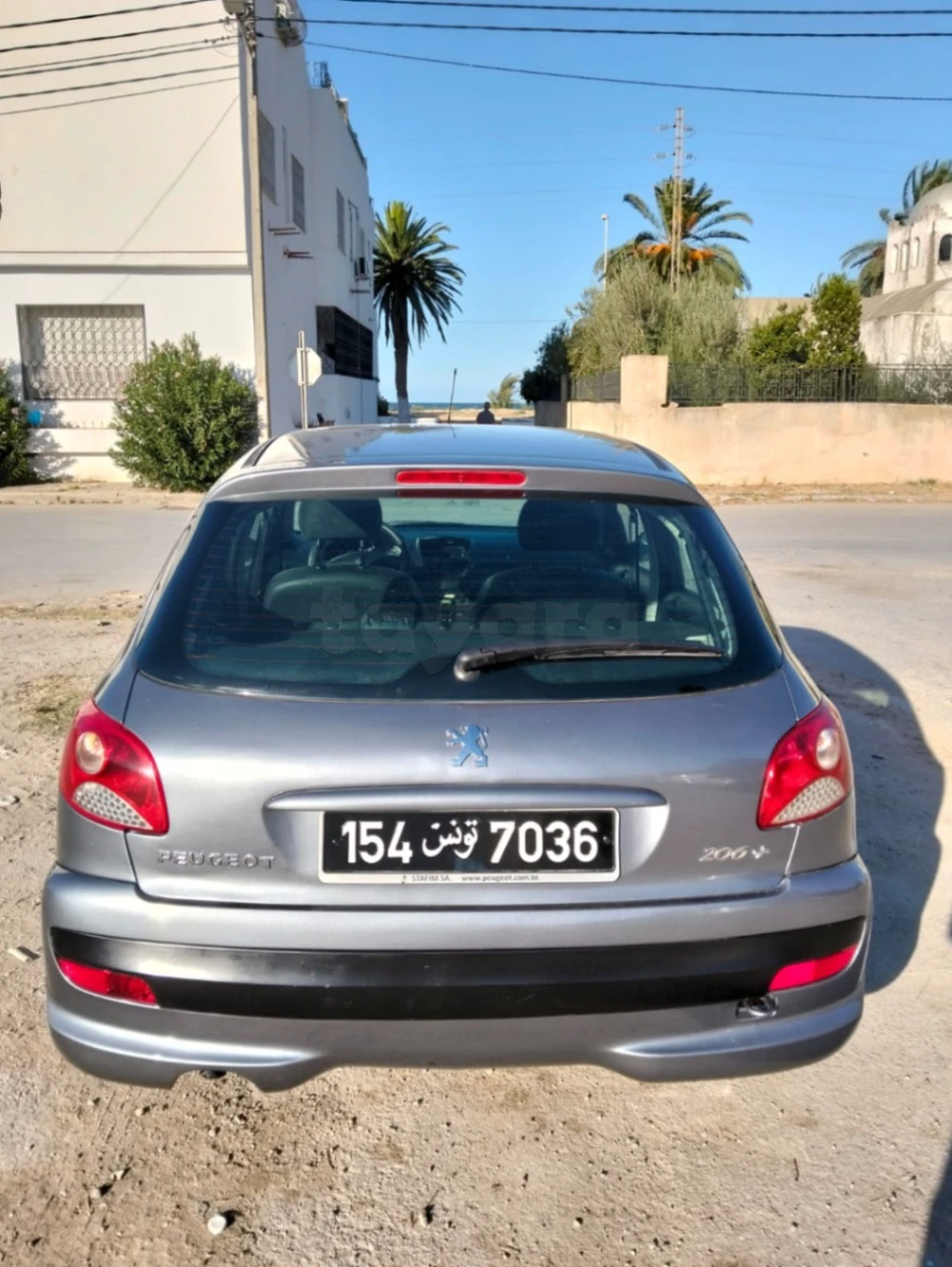 Carte voiture Peugeot 206+