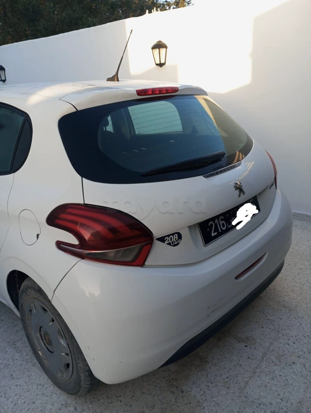Carte voiture Peugeot 208
