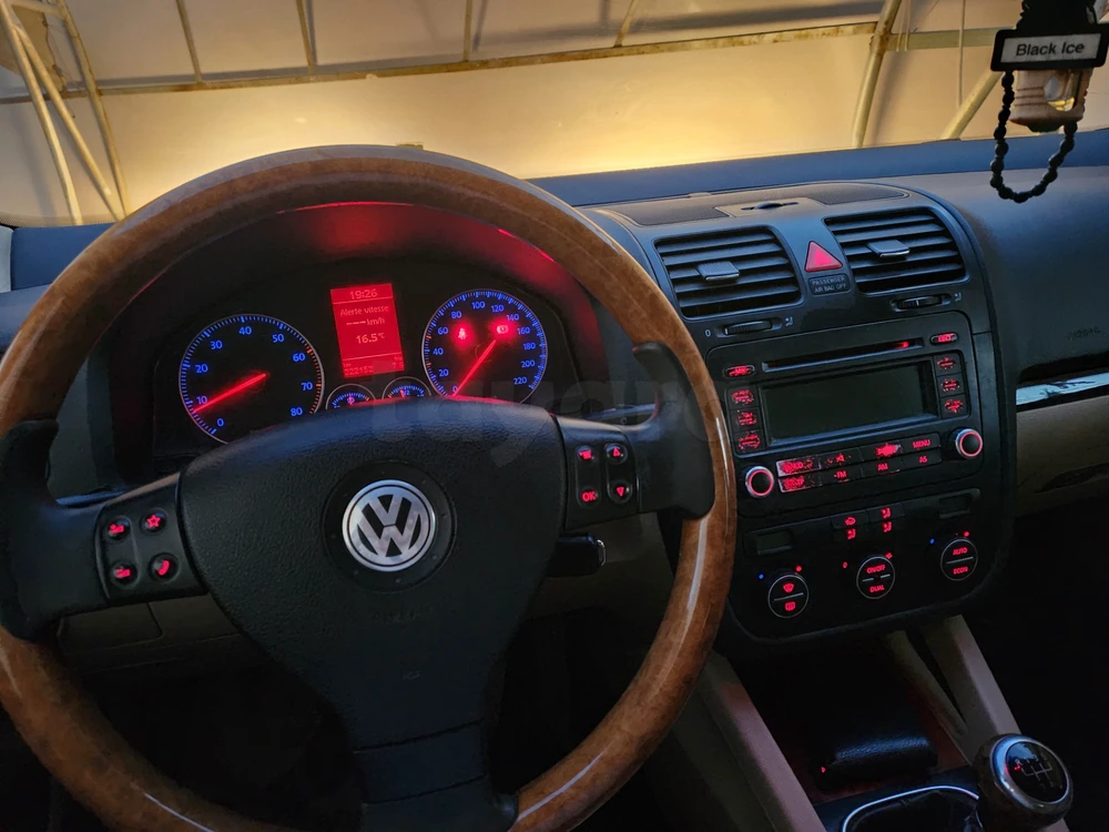 Carte voiture Volkswagen Golf 5