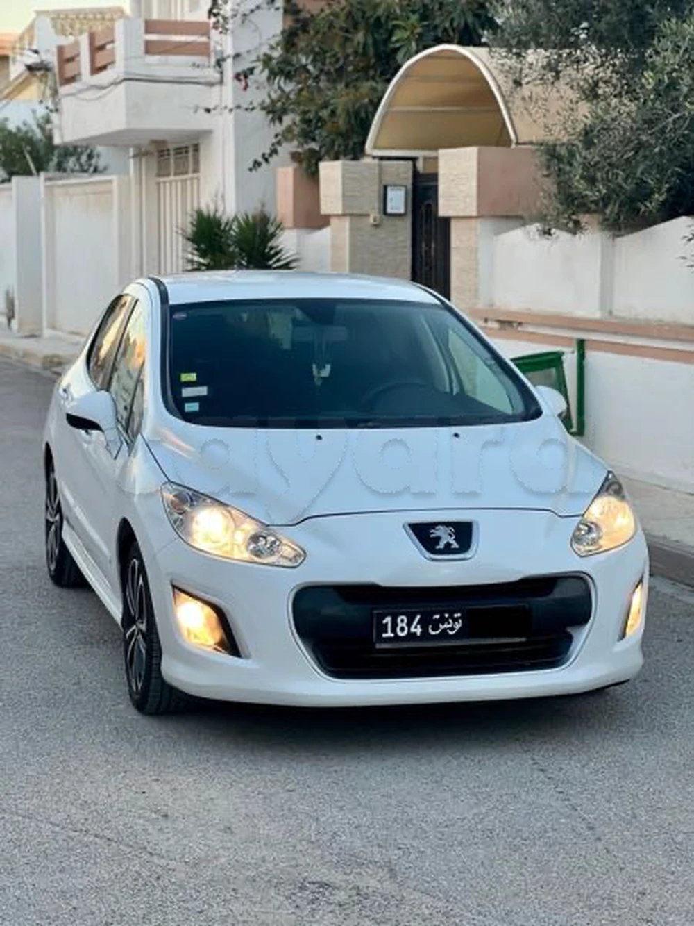 Carte voiture Peugeot 308