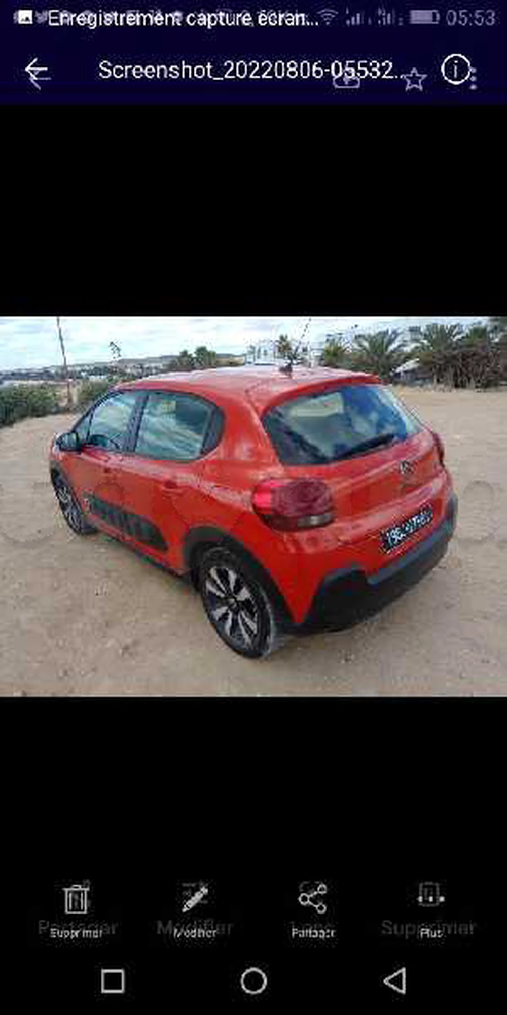 Carte voiture Citroen C35