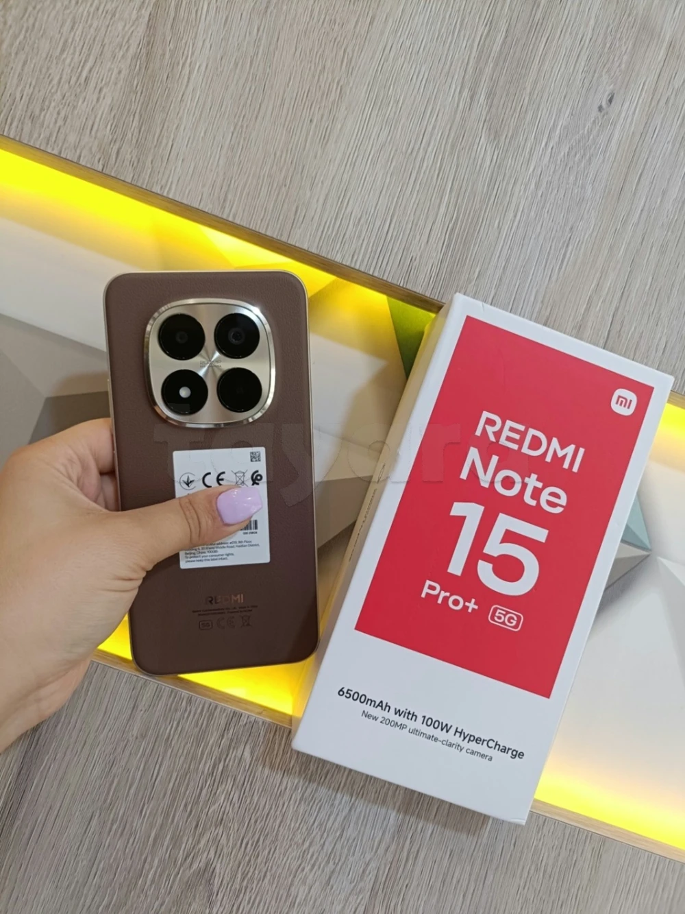 REDMI NOTE 15 PRO PLUS 5G 12/512 CACHETE PLASTIFIE