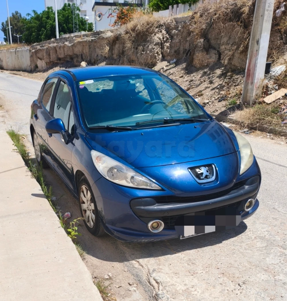 Carte voiture Peugeot 207