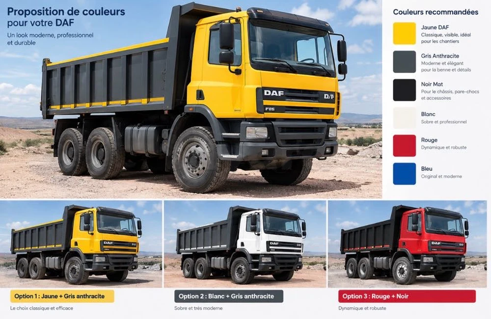 Camion 6x4 poids lourds forsa pour les transporteurs