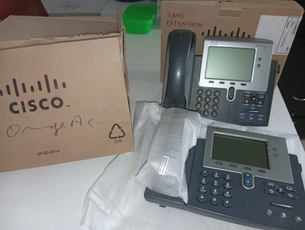 Téléphones IP Cisco 7942G – Très Bon État Dans l'emballage