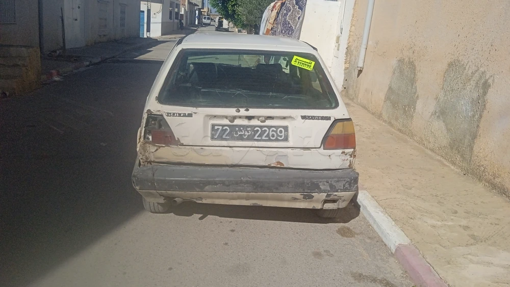 Carte voiture Volkswagen Golf 2