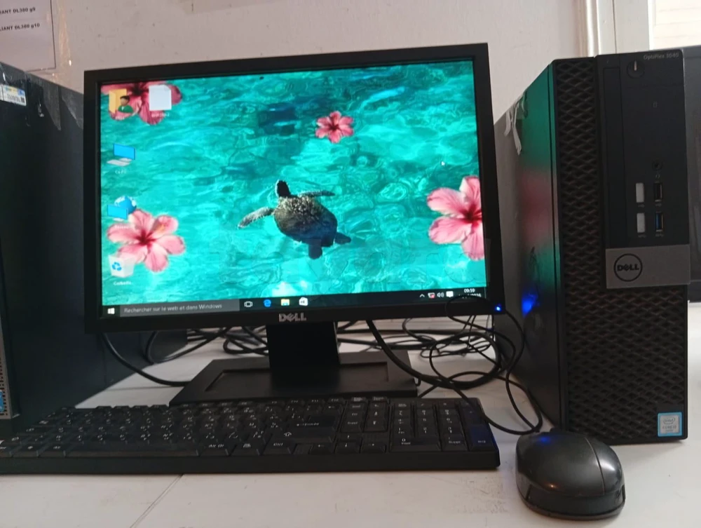PC de bureau Dell Optiplex 3040 i3-6éme / RAM : 8 Go / Disque dur : 500 Go