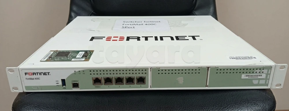 Serveur de Sécurité Email Fortinet FortiMail 400C - Protection Messagerie d'Entreprise, Filtrage Spam & Firewall Réseau 1U
