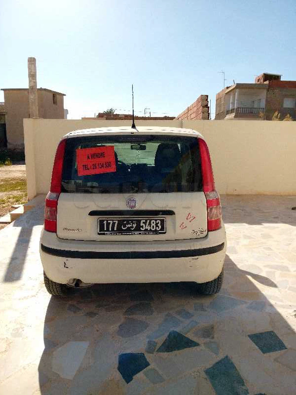 Carte voiture Fiat Panda