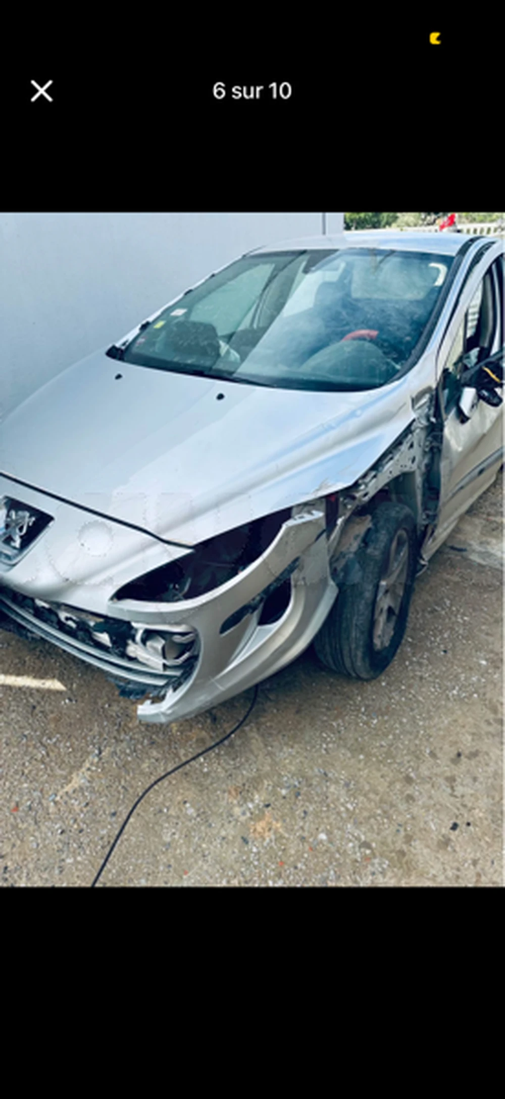 Carte voiture Peugeot 308