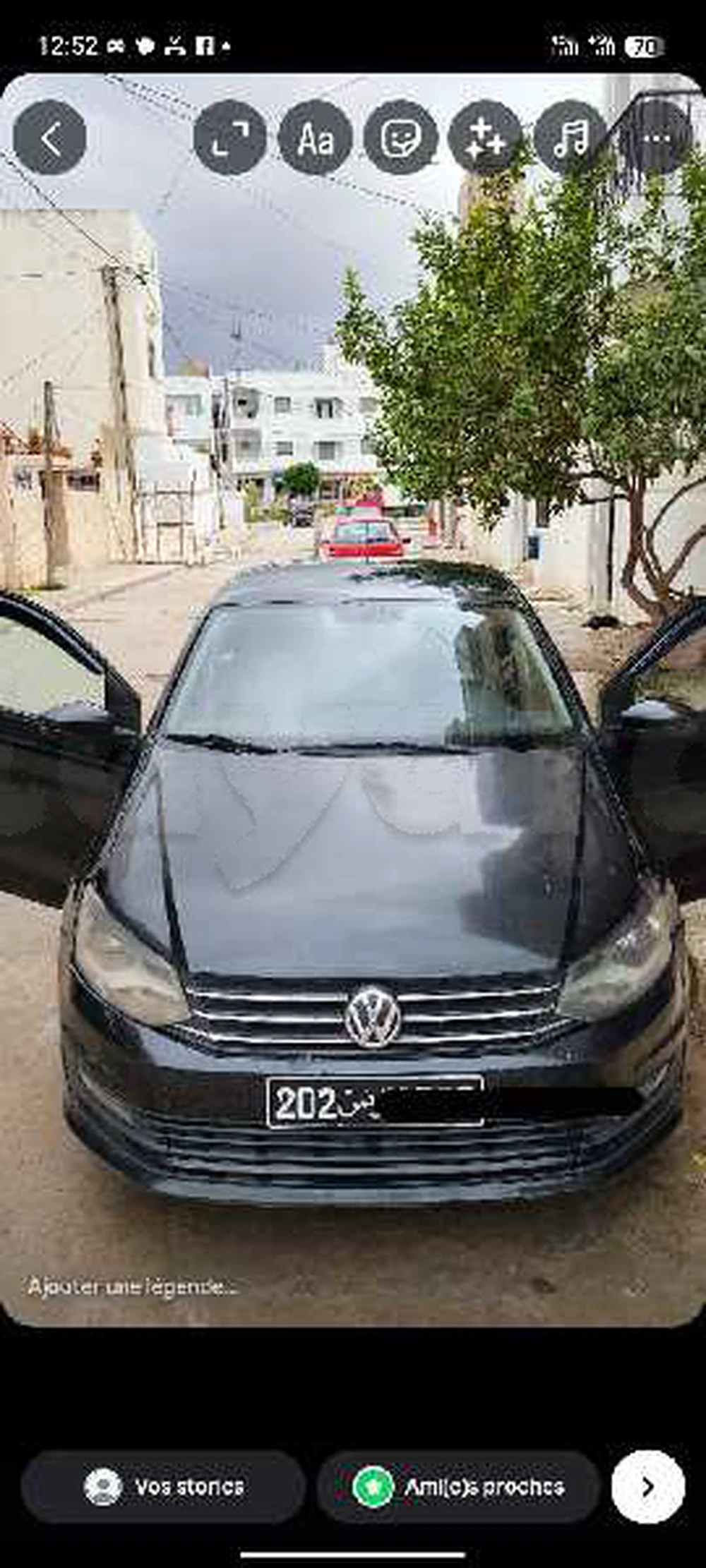 Carte voiture Volkswagen Polo