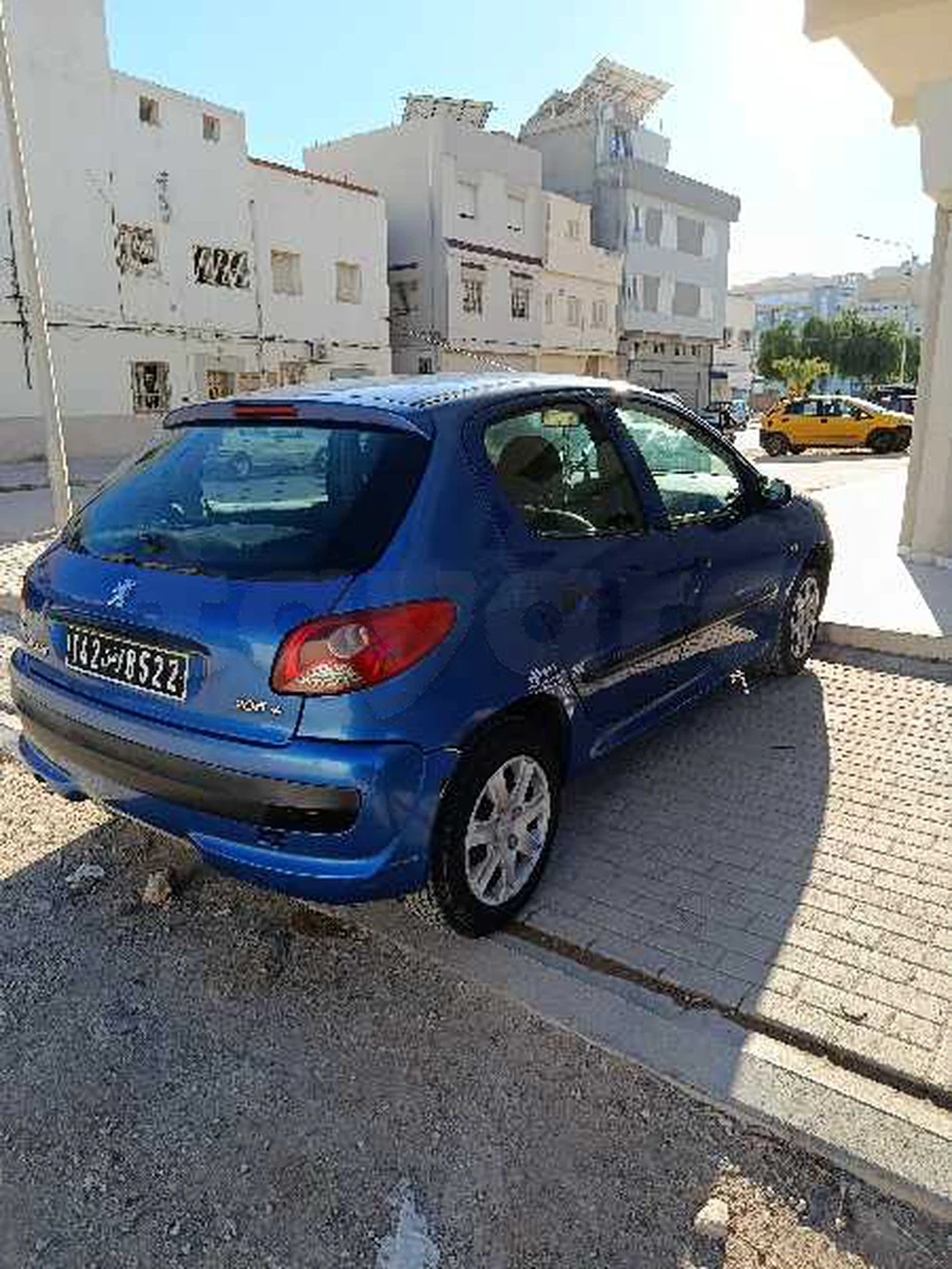 Carte voiture Peugeot 206+