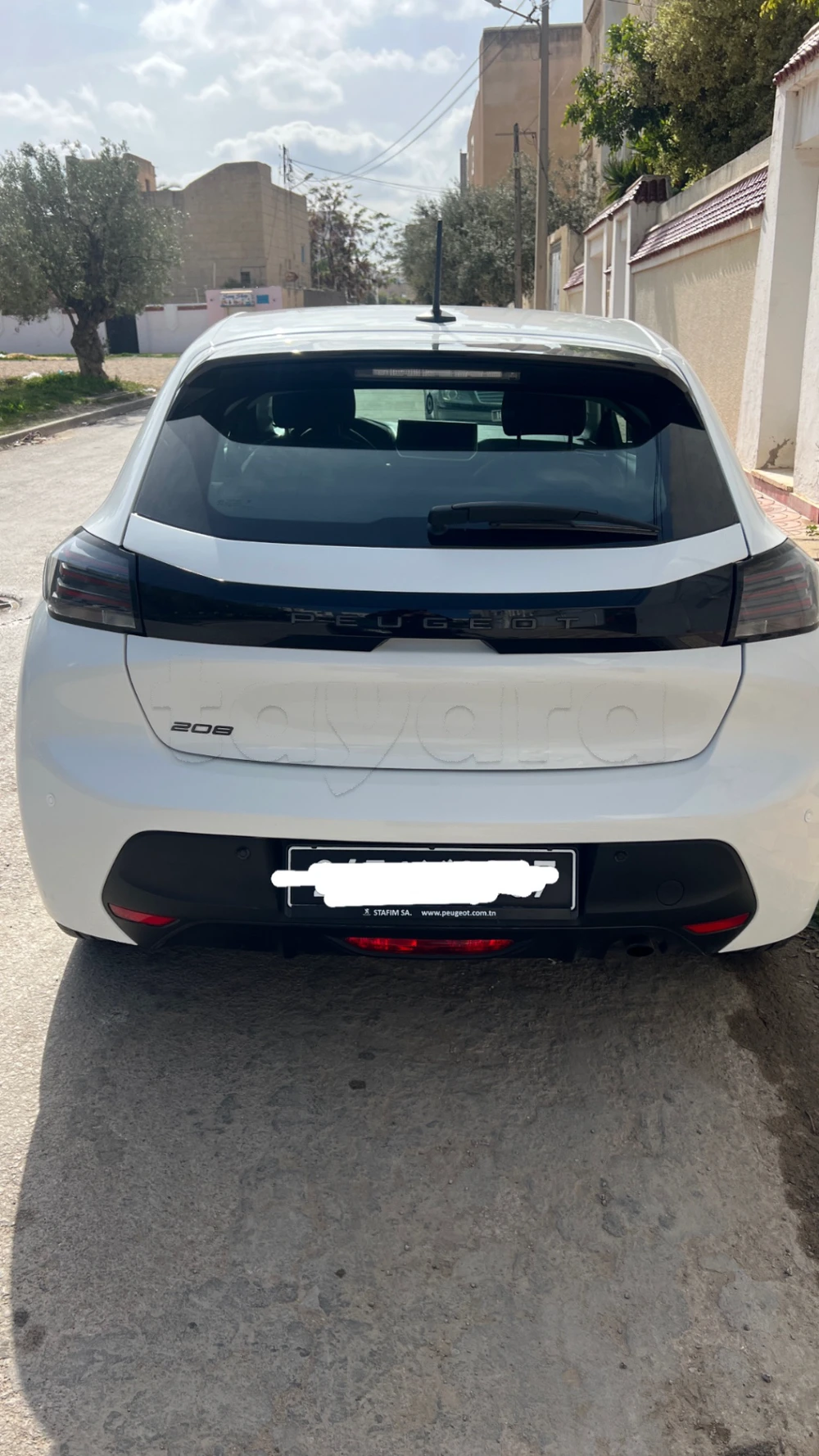 Carte voiture Peugeot 208
