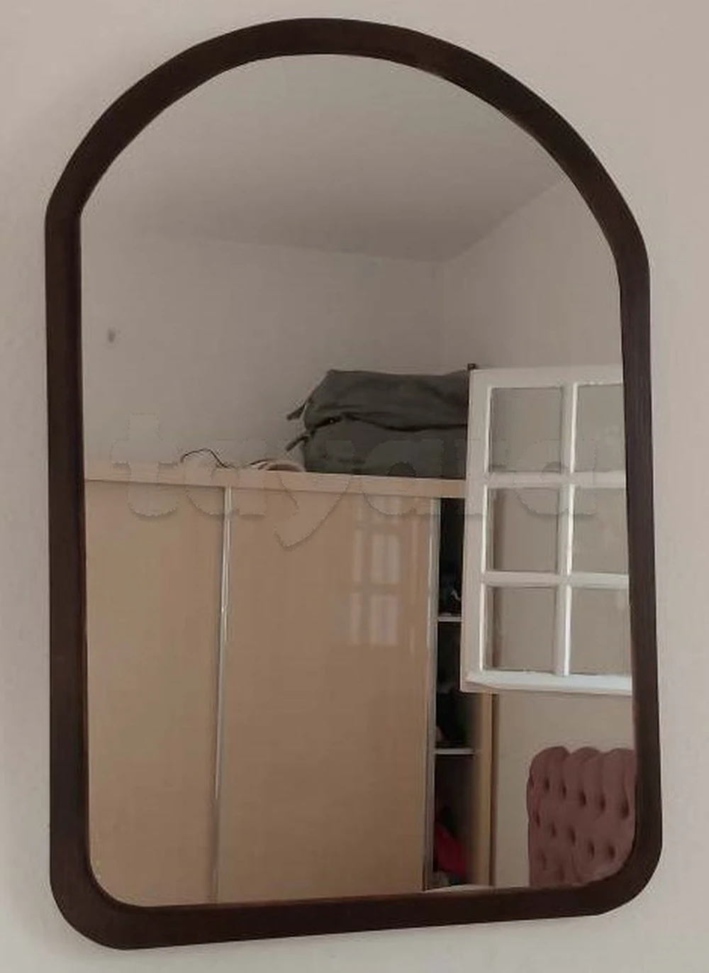 miroir en bois (dimension 65 /45)