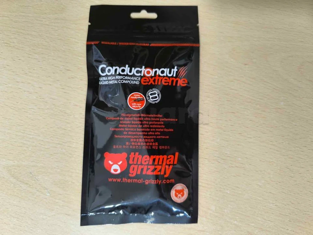 Pâte thermique PS5 très haute performance Thermal Grizzly Conductonaut Extreme - 5 g