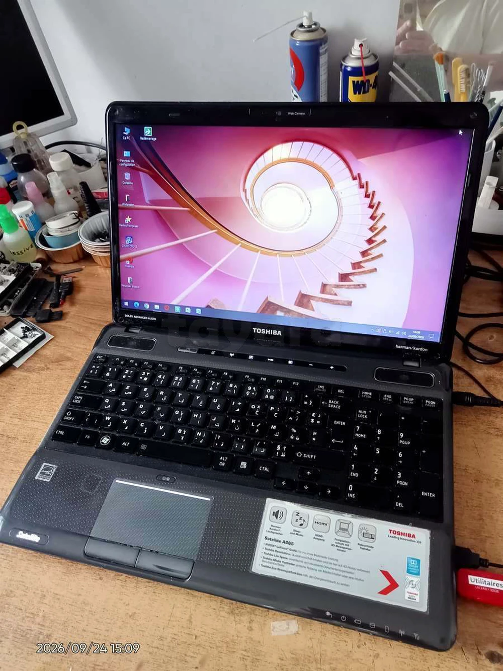 Joli PC portable Toshiba i7