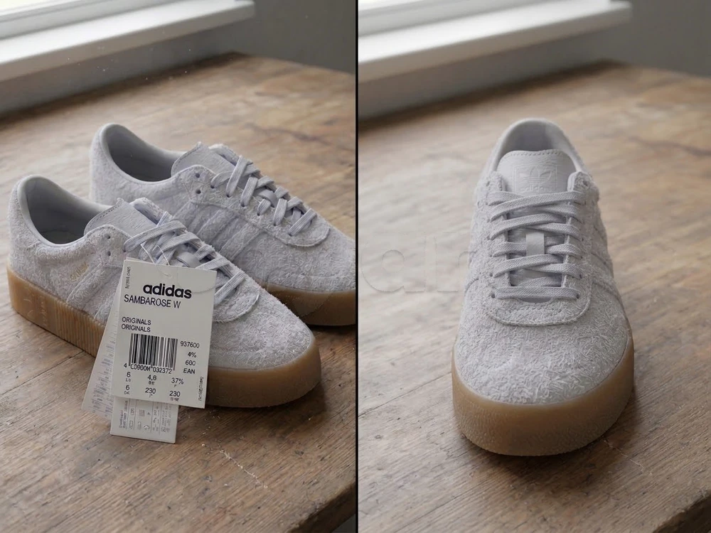 Basket adidas sambarose W gris
