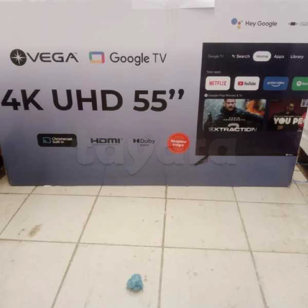 tv vega 55 smart 4k cacheté