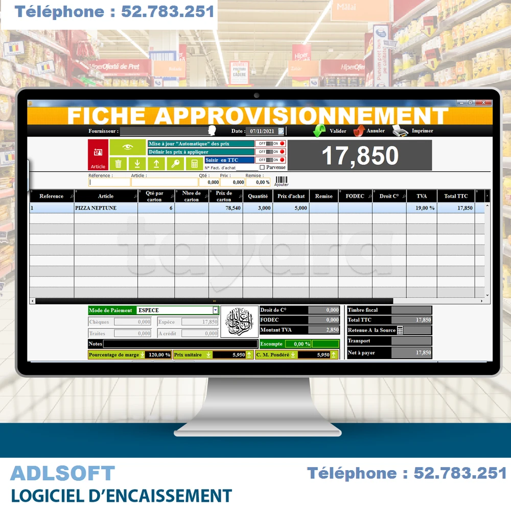 LOGICIEL GESTION QUINCAILLERIE