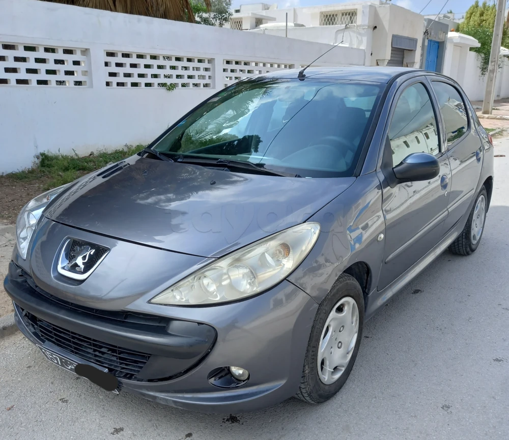 Carte voiture Peugeot 206+