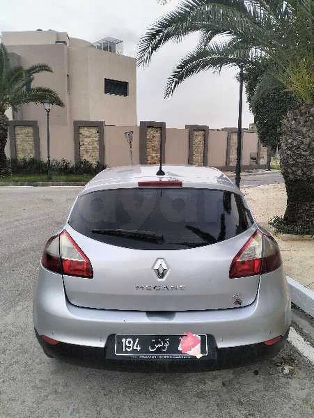 Carte voiture Renault Megane