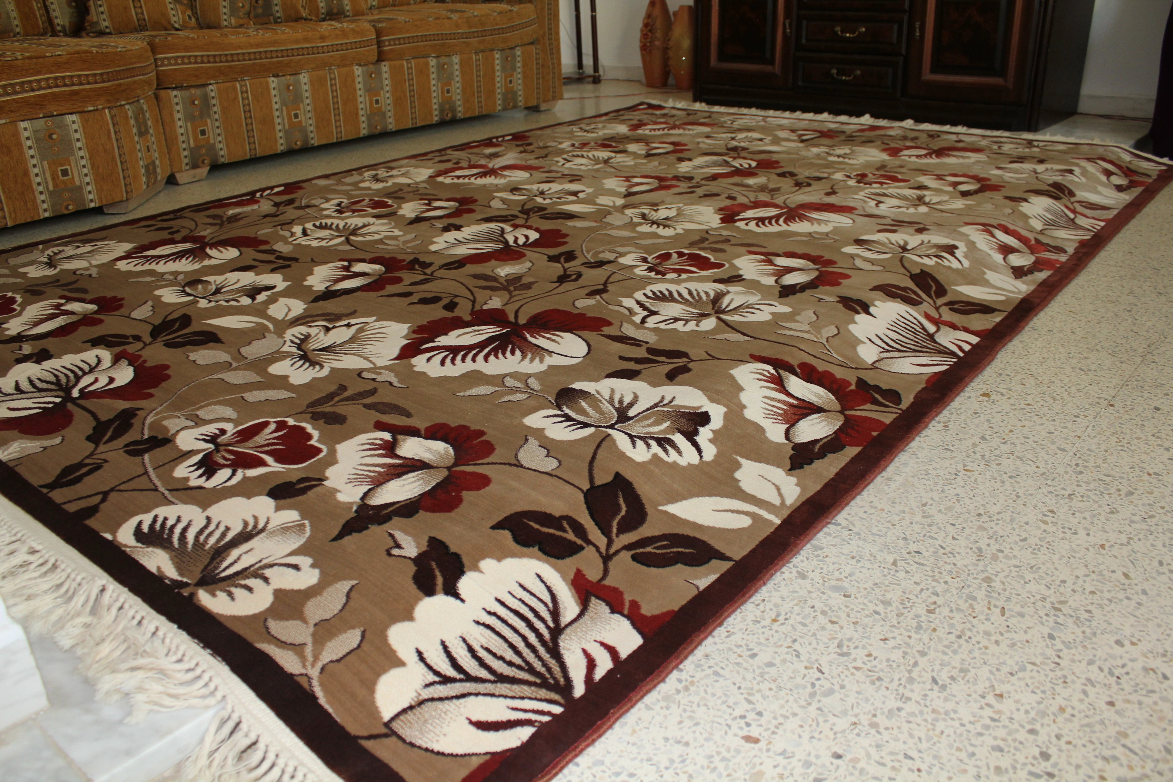 👉Tapis iranien Moderne en soie -Numéro 07-