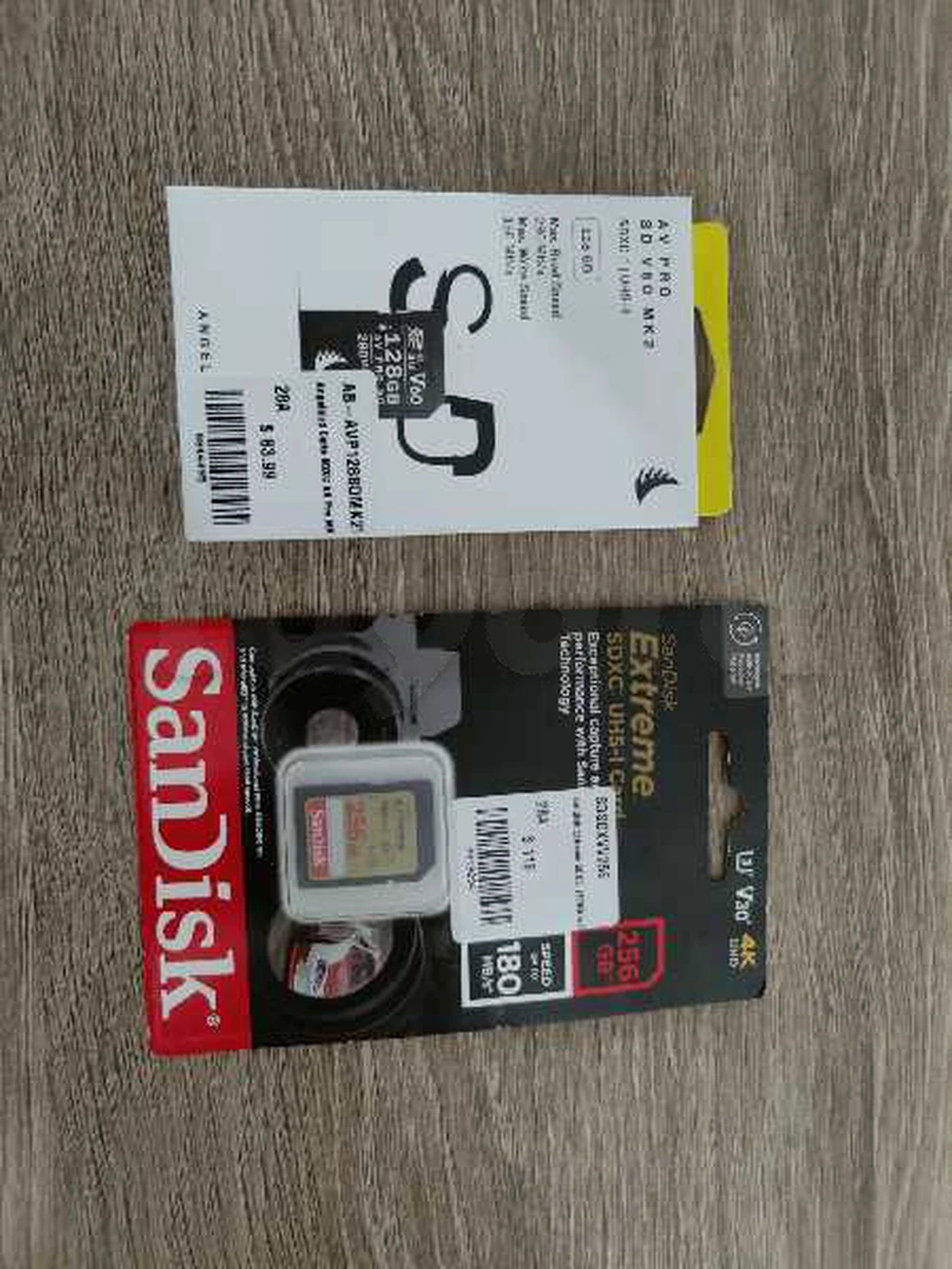 Sandisk Extreme256 180mb/s