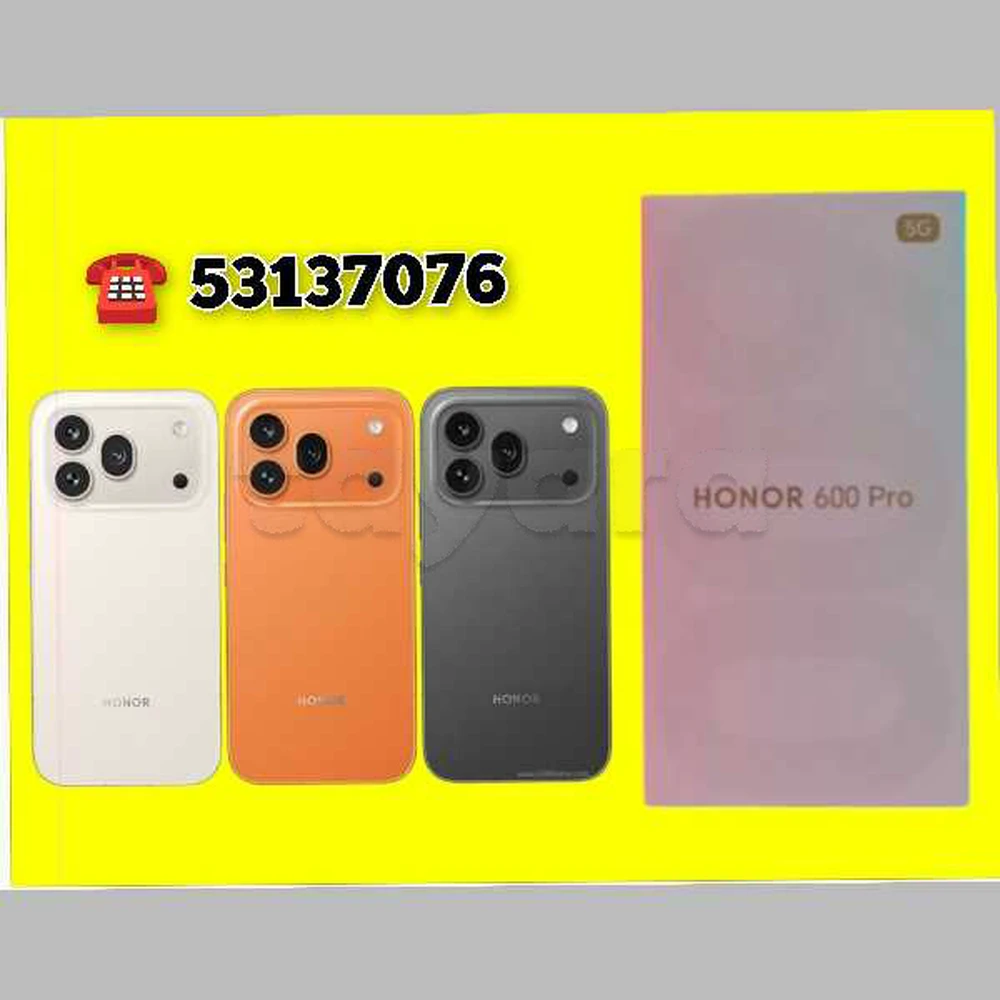 Honor 600 pro 5G 12/512 Cacheté paquet fermé #Validé✔️
➖Prix fiiiiix 2400 dt
➡️Vente en ligne ☎️:53137076 dispo Tunis centre ville/Ariana
🚛Livraison sur tout la Tunisie 🚚🇹🇳
🔴Echange : Non🔴 _____________