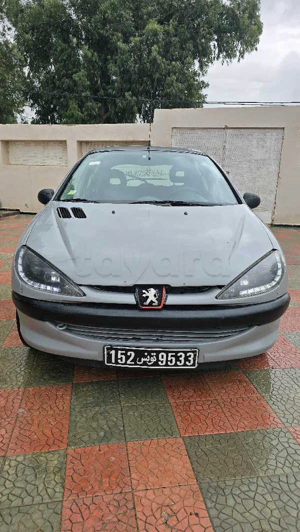 Carte voiture Peugeot 206
