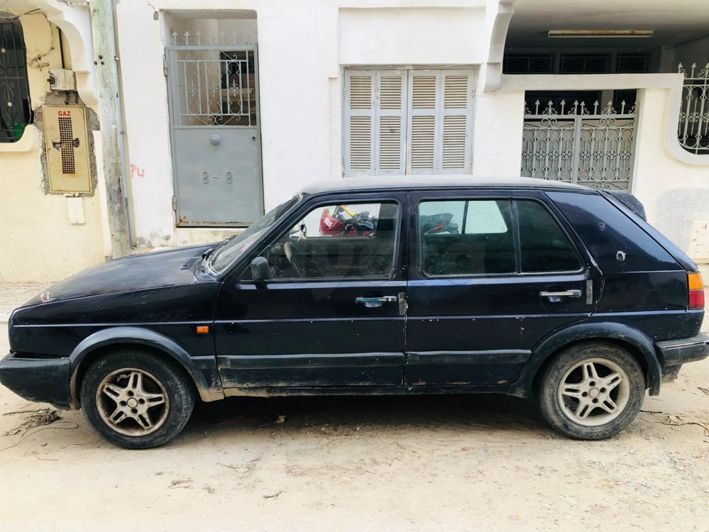 Carte voiture Volkswagen Golf 2