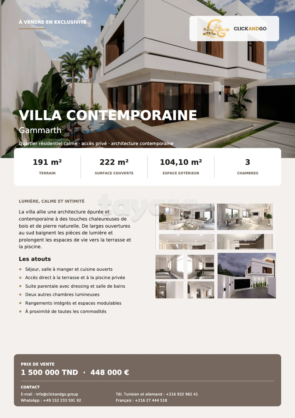 Villa de rêve à Gammarth