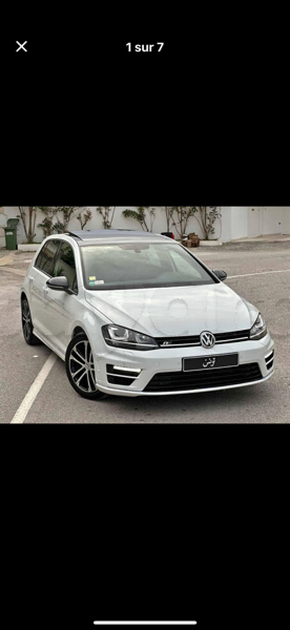 Carte voiture Volkswagen Golf