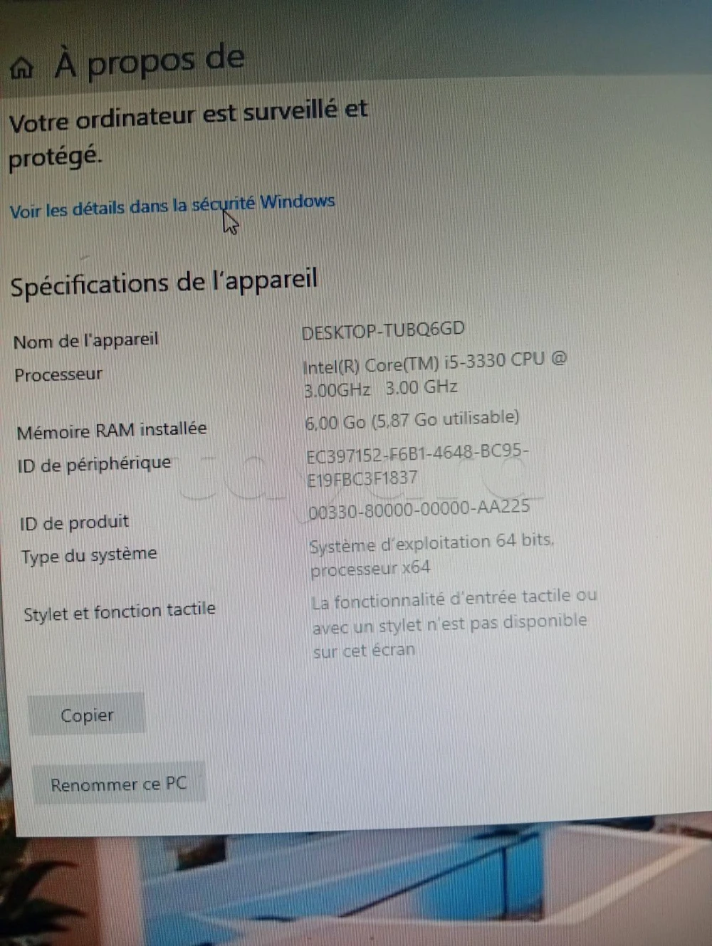 PC de Bureau Dell Vostro (Core i5 / 6Go RAM / Écran Dell)