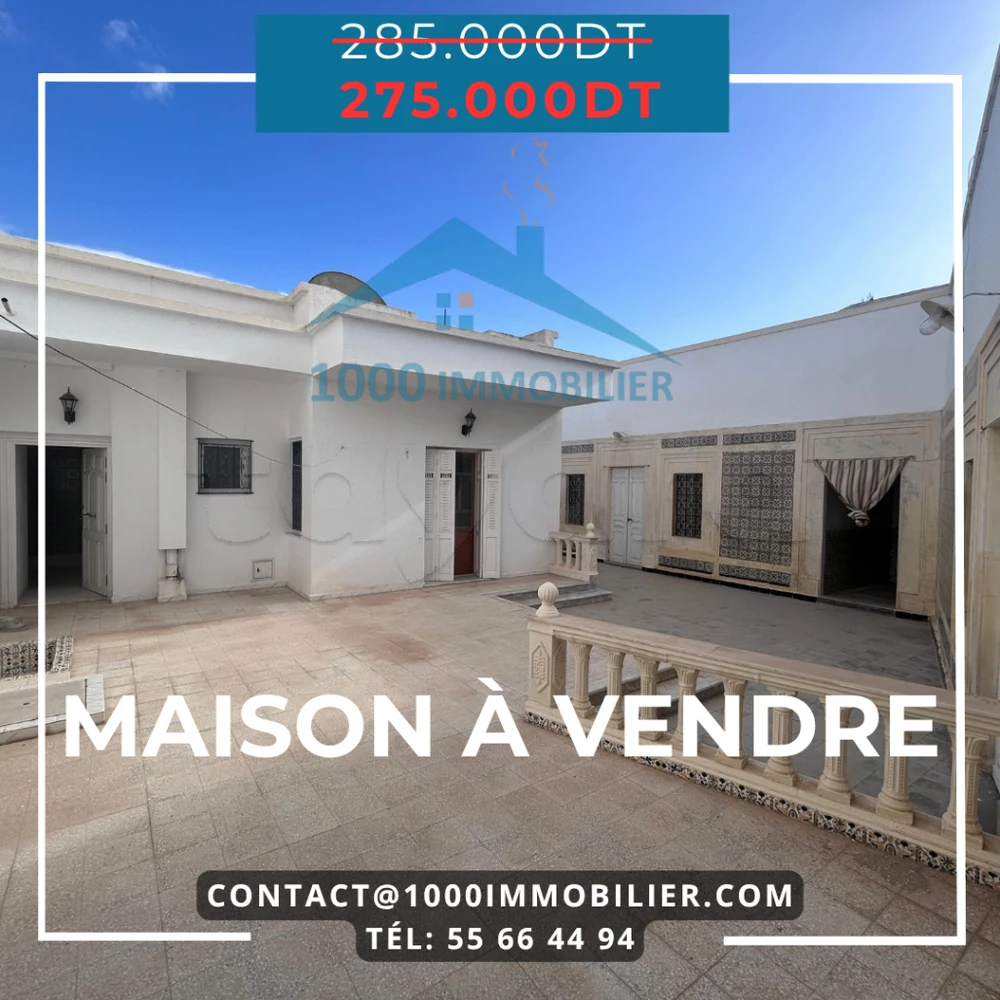 Maison S+4 à Kalâa Kebira