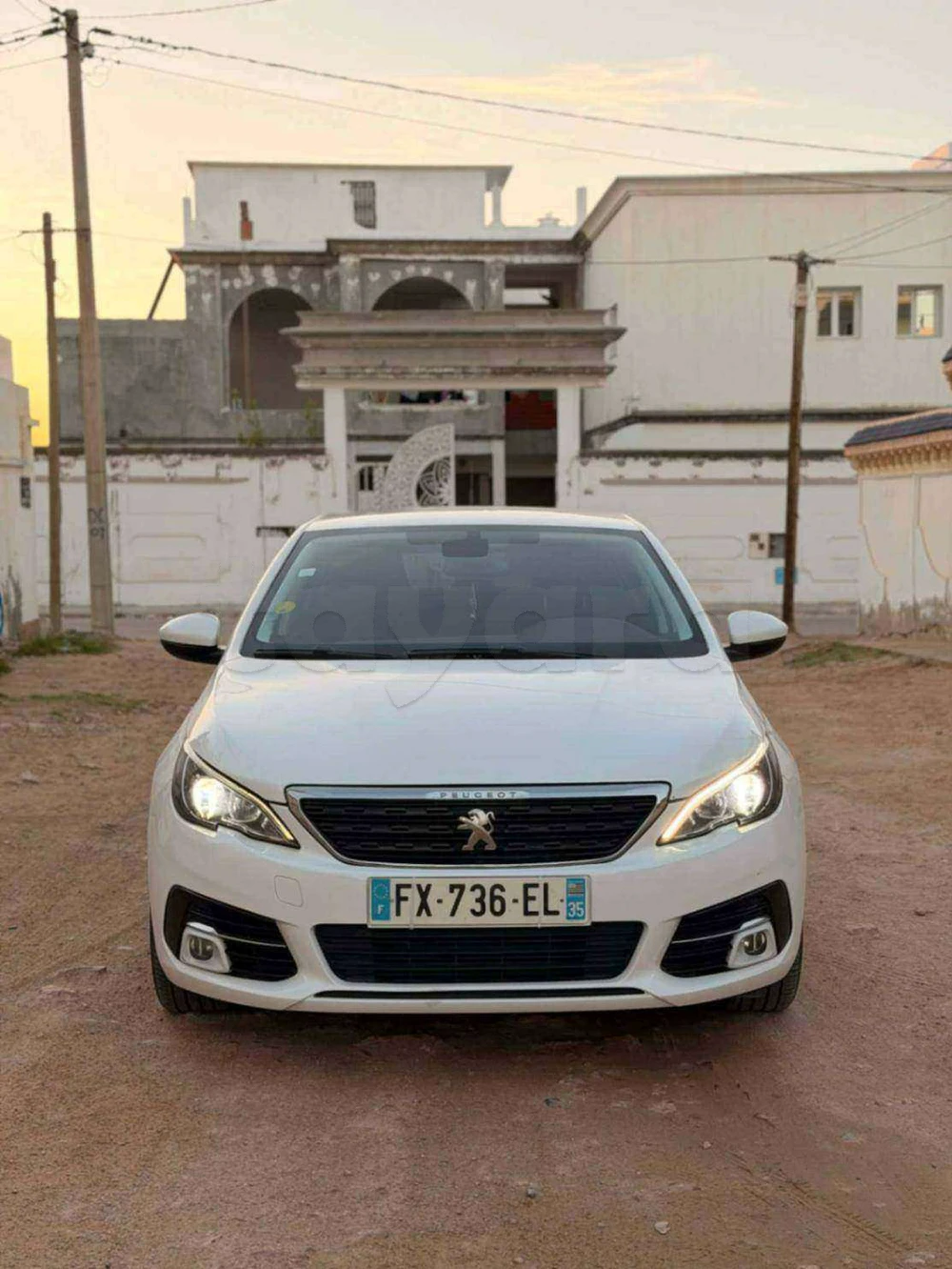 Carte voiture Peugeot 308