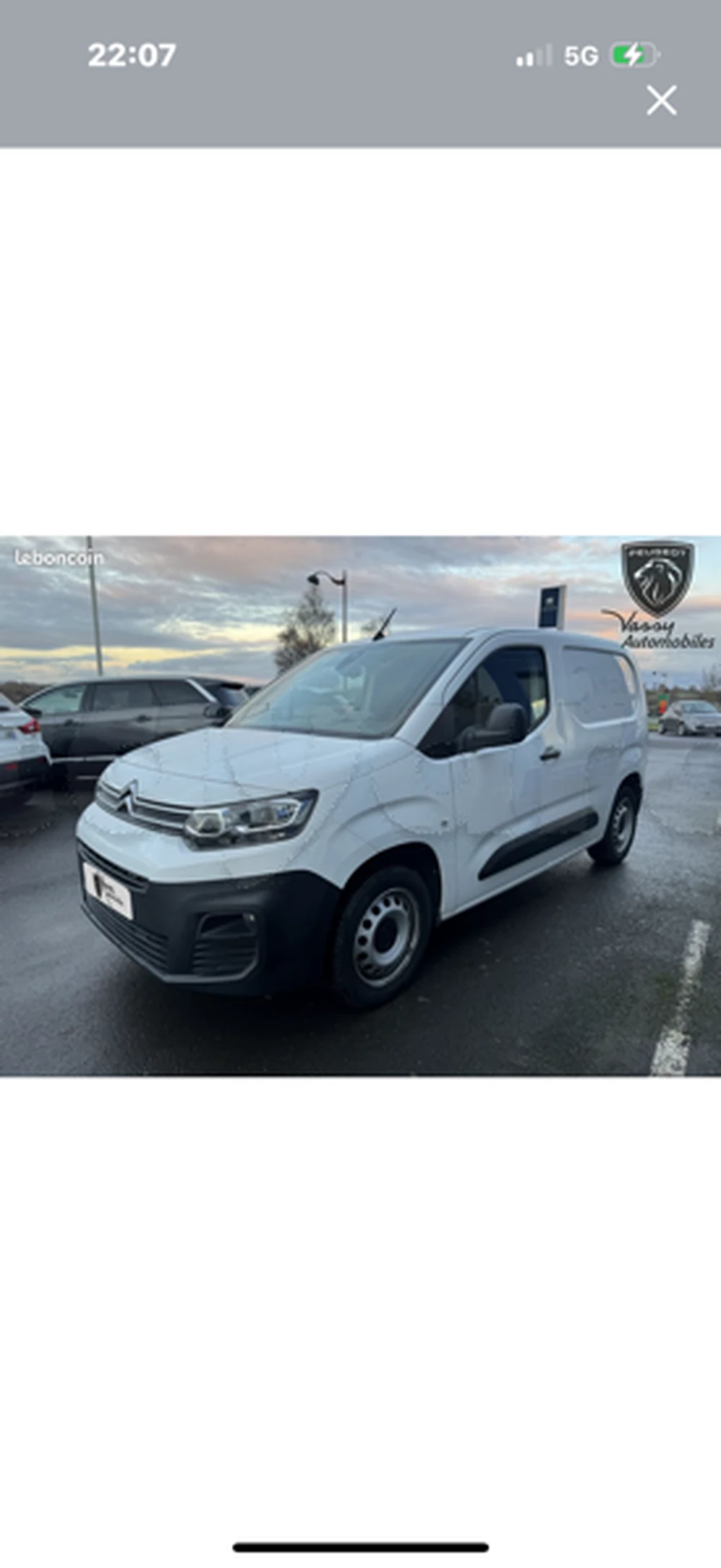 Carte voiture Citroen Berlingo
