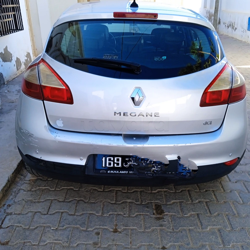 Carte voiture Renault Megane