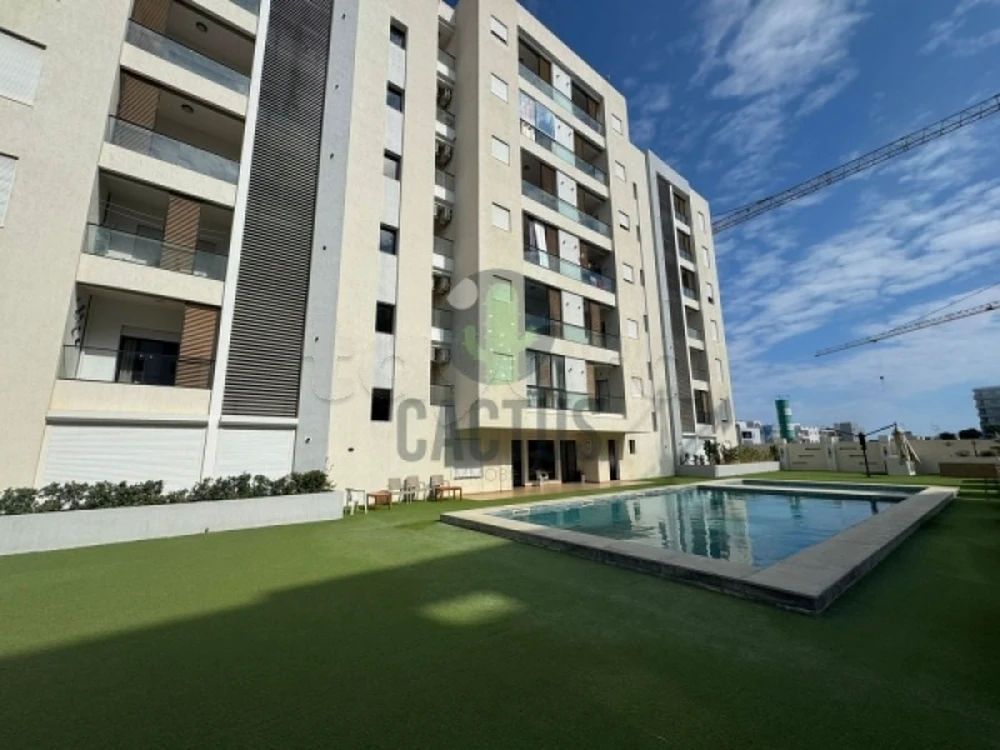 Location Universitaire :S+1 dans une résidence avec piscine à Cité Wafa ,Nabeul