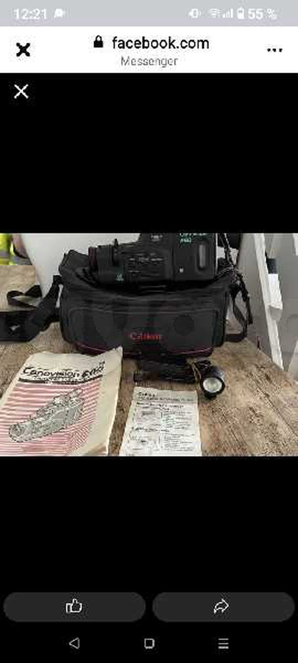 Caméscope vidéo vintage Canon Canovision E60 8 ​​mm, style rétro, non testé, avec accessoire