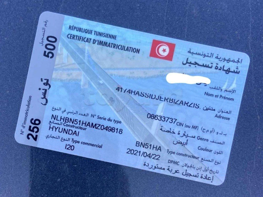 Carte voiture Hyundai i20